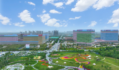 “高空”視角看“西安國際醫(yī)學(xué)中心醫(yī)院”！